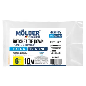 Стяжний ремінь Molder 6т, 10м №2