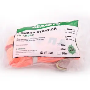 Стяжний ремінь Белавто 3т, 6м №2