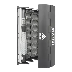 Викрутка Brevia з комплектом насадок для точних робіт 126в1 №1