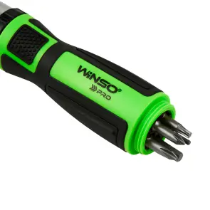 Викрутка Winso Pro реверсивна з комплектом насадок 16в1 №4