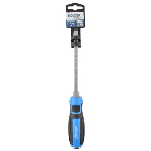 Викрутка Molder шліцева ударна з шестигранною опорою SL8x150mm №1