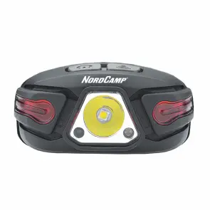 Фонарь налобный Nord Camp 250Lm, 5W LED, 850mAh, с сенсором белый/красный №2