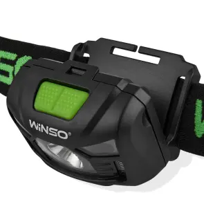 Ліхтар налобний Winso 100Lm, 3W LED, 3xAAA, з сенсором білий/червоний №4