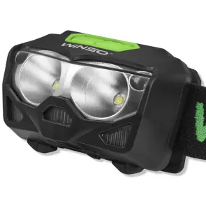 Ліхтар налобний Winso Pro 500Lm, 2x5W CREE XTG, 1200mAh/3xAAA, з сенсором білий/червоний №3