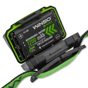 Ліхтар налобний Winso Pro 500Lm, 2x5W CREE XTG, 1200mAh/3xAAA, з сенсором білий/червоний №5