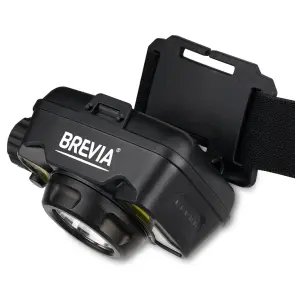 Ліхтар налобний Brevia 600Lm, 3W CREE XPG+COB, 1200mAh/3xAAA, білий/червоний №4