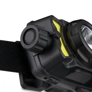 Ліхтар налобний Brevia 600Lm, 3W CREE XPG+COB, 1200mAh/3xAAA, білий/червоний №7
