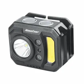 Фонарь налобный Nord Camp 140+130Lm, 3W XPE+3W COB, 850mAh, с сенсором белый/красный №1