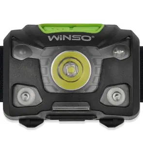 Ліхтар налобний Winso 250Lm, 5W XPG, 1200mAh/3xAAA, з сенсором білий/червоний №2