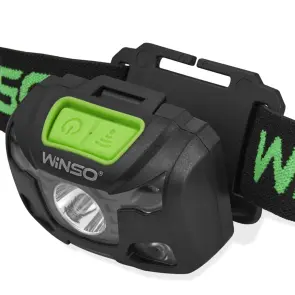 Ліхтар налобний Winso 250Lm, 5W XPG, 1200mAh/3xAAA, з сенсором білий/червоний №4