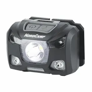 Фонарь налобный Nord Camp 250Lm, 5W XPG, 1200mAh/3xAAA, с сенсором белый/красный №1