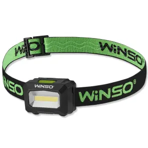 Ліхтар налобний Winso 100Lm, 3W COB, 3xAAA, білий/червоний №1