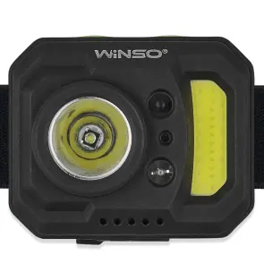 Ліхтар налобний Winso 250Lm, 3W XPE+3W COB, 850mAh, з сенсором білий/червоний №2