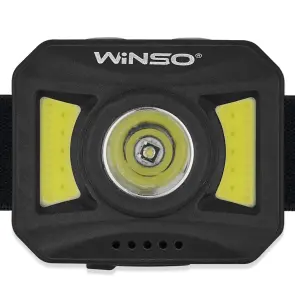 Ліхтар налобний Winso 300Lm, 3W+COB, 850mAh, білий/червоний №2