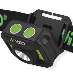 Ліхтар налобний Winso 300Lm, 3W+COB, 850mAh, білий/червоний №4