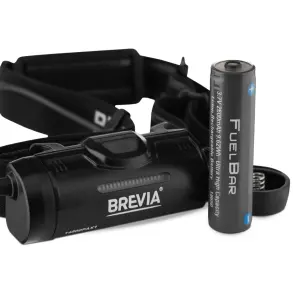 Ліхтар налобний Brevia 500Lm, 2600mAh micro-USB, IP64, заднє світло №6