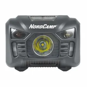 Фонарь налобный Nord Camp 150Lm, 3W LED, 1200mAh с сенсором белый/красный №2