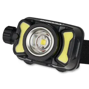 Ліхтар налобний Brevia 600Lm, 3W CREE XPG+COB, 1200mAh/3xAAA, Zoom, з сенсором білий/червоний №3