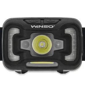 Фонарь налобный Winso 200Lm, 5W CREE XTE+COB, 3xAAA, с сенсором белый/красный №2