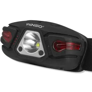 Фонарь налобный Winso 250Lm, 5W LED, 850mAh, с сенсором белый/красный №3