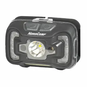 Фонарь налобный Nord Camp 260Lm, 5W CREE XTE+COB, 3xAAA, с сенсором белый/красный №1