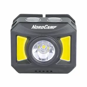Фонарь налобный Nord Camp 150+140Lm, 3W+COB, 850mAh, белый/красный №2