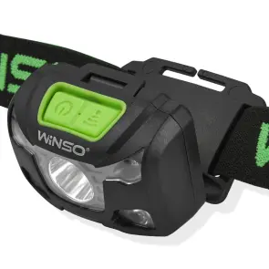 Фонарь налобный Winso Pro 250Lm, 5W XPG, 3xAAA/1200mAh в комплекте, с сенсором белый/красный №4