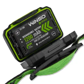 Фонарь налобный Winso Pro 250Lm, 5W XPG, 3xAAA/1200mAh в комплекте, с сенсором белый/красный №5