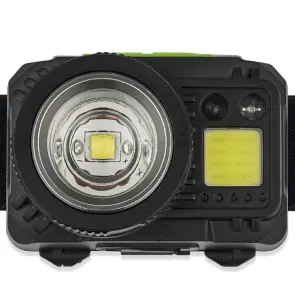 Ліхтар налобний Winso Pro 550Lm, 5W CREE XPG+COB, 1200mAh/3xAAA, з сенсором білий/червоний №2