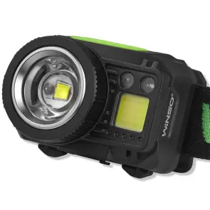 Ліхтар налобний Winso Pro 550Lm, 5W CREE XPG+COB, 1200mAh/3xAAA, з сенсором білий/червоний №3