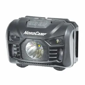 Фонарь налобный Nord Camp 100Lm, 3W LED, 3xAAA, с сенсором белый/красный №1