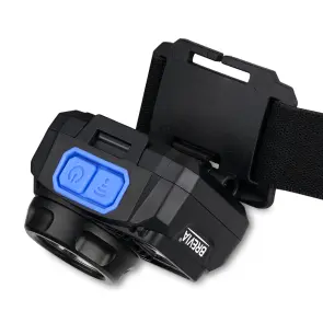 Ліхтар налобний Brevia 500Lm, 3W CREE XPG+COB, 1200mAh/3xAAA, з сенсором білий/червоний №4