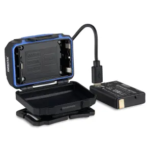 Ліхтар налобний Brevia 500Lm, 3W CREE XPG+COB, 1200mAh/3xAAA, з сенсором білий/червоний №6