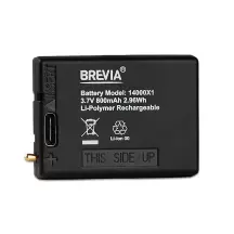 Аккумулятор Brevia 3.7V 800mAh Li-polymer с Type-C для налобных фонарей