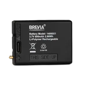 Аккумулятор Brevia 3.7V 800mAh Li-polymer с Type-C для налобных фонарей №1