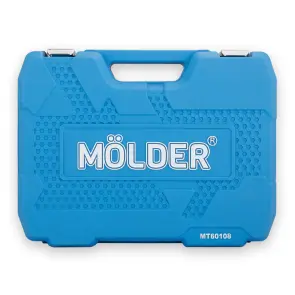 Професійний набір інструментів в кейсі Molder 1/2", 1/4" 72 T, CR-V, 108од. №4
