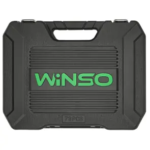 Профессиональный набор инструментов в кейсе Winso Pro 1/2", 1/4" 72 T, CR-V, 73 ед. №2