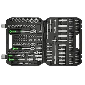 Профессиональный набор инструментов в кейсе Winso Pro 1/2", 1/4", 3/8" 72T, CR-V, 150ед. №3