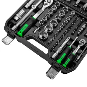 Професійний набір інструментів в кейсі Winso Pro 1/2", 1/4" 72 T, CR-V, 82од. №7