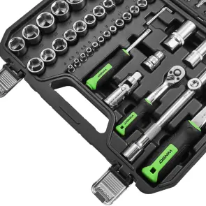 Професійний набір інструментів в кейсі Winso Pro 1/2", 1/4" 72 T, CR-V, 94од. №7