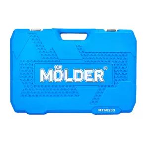 Професійний набір інструментів в кейсі Molder 1/2", 1/4", 3/8" 72Т, CR-V, 233од. №2
