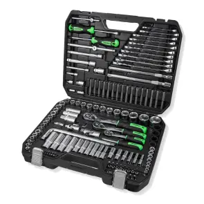 Професійний набір інструментів в кейсі Winso Pro 1/2", 1/4", 3/8" 72T, CR-V, 147од. №1