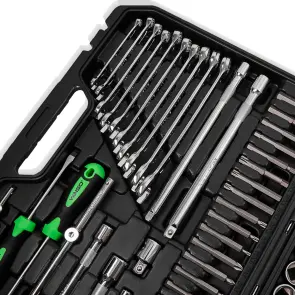 Професійний набір інструментів в кейсі Winso Pro 1/2", 1/4", 3/8" 72T, CR-V, 147од. №6