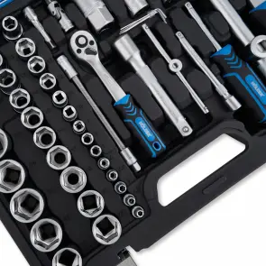 Профессиональный набор инструментов в кейсе Molder 1/2 ", 1/4" 72 T, CR-V, 94ед. №6