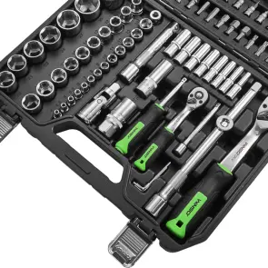 Професійний набір інструментів в кейсі Winso Pro 1/2", 1/4" 72T, CR-V, 110од. №7