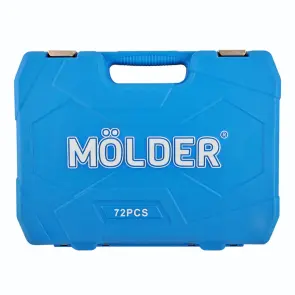 Професійний набір інструментів в кейсі Molder 1/2", 1/4" 72 T, CR-V, 72од. MT60072 №2
