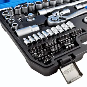 Професійний набір інструментів в кейсі Molder 1/2", 1/4" 72 T, CR-V, 72од. MT60072 №6