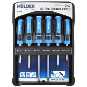 Набор отверток Molder ударные с шестигранной опорой 6шт MT33206 №1
