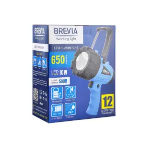 Ліхтар інспекційний Brevia LED 500М 10W LED 650lm 4400mAh, microUSB №6