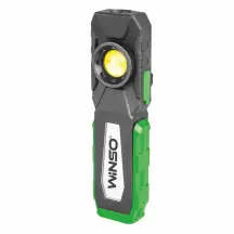 Ліхтар портативний Winso 500Lm, 10W COB+3W, 2000mAh, білий/червоний